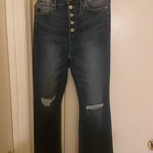 Kancan NWT 9/28 petite Flare Jeans